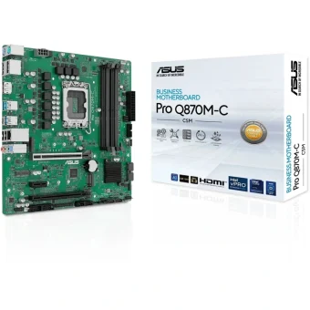 Asus Pro Q870M-C-CSM Motherboard Micro ATX με Intel 1851 Socket 90MB1KEP-M0EAYC 90MB1KEP-M0EAYC