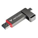 Verbatim Dual 1.0TB USB 2.0 Stick με σύνδεση USB-A & USB-C Γκρι - Image 4