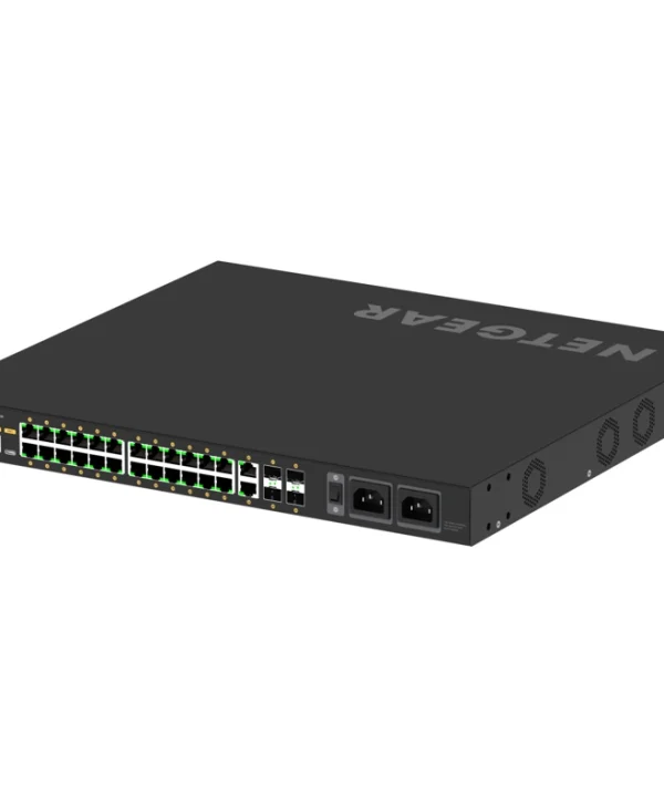 NetGear GSM4230UP Managed L2 PoE+ Switch με 24 Θύρες Gigabit (1Gbps) Ethernet και 4 SFP Θύρες