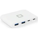 Dicota USB 3.0 Hub 4 Θυρών με σύνδεση USB-C Λευκό
