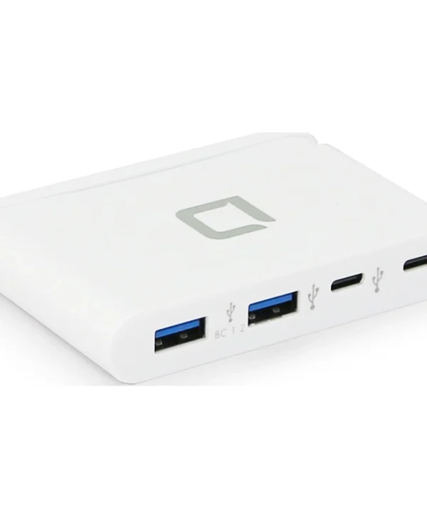 Dicota USB 3.0 Hub 4 Θυρών με σύνδεση USB-C Λευκό