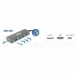 D-Link USB-C Docking Station με HDMI 4K PD Γκρι (DUB-2333) DUB-2333 - Image 4