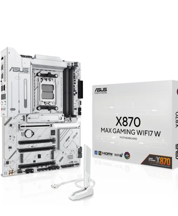 Asus X870 MAX GAMING WIFI7 W Motherboard ATX με AMD AM5 Socket 90MB1LZ0-M0EAY0 90MB1LZ0-M0EAY0