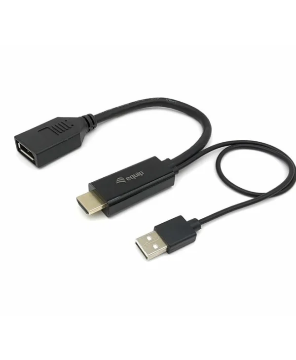 Equip Μετατροπέας HDMI / USB-A male σε DisplayPort female 1τμχ 119039 119039