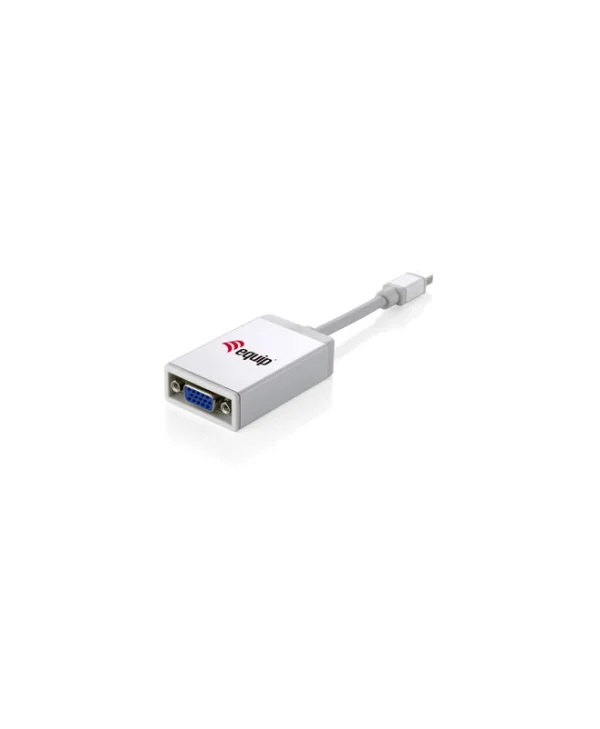 Equip 133432 Μετατροπέας mini DisplayPort male σε VGA female Λευκό 1τμχ 133432