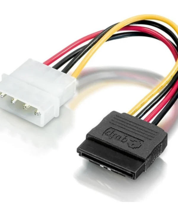 Equip 4-Pin Molex - 15-Pin Sata Cable 0.15m Πολύχρωμο 112050 112050