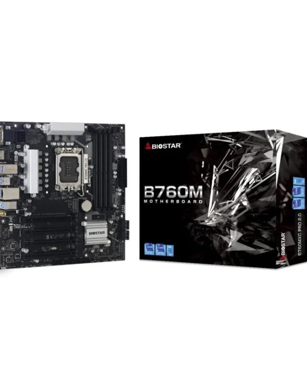 Biostar B760MXC PRO 2.0 v6.0 Wi-Fi Motherboard Micro ATX με Intel 1700 Socket B760MXC PRO