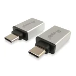 Equip Μετατροπέας USB-C male σε USB-A female Ασημί 1τμχ 133473 133473 - Image 3