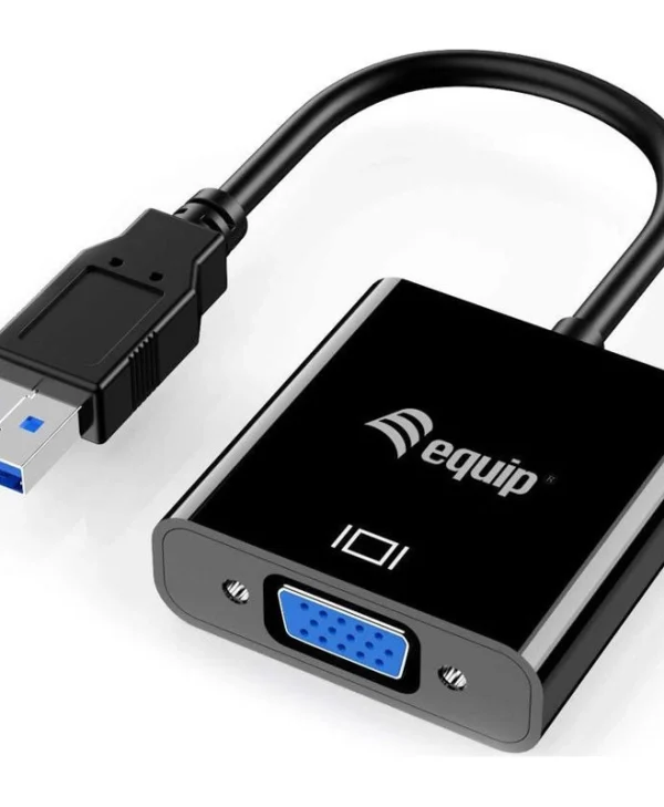 Equip Μετατροπέας USB-A male σε VGA female (133384) 133384
