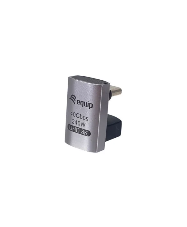 Equip Μετατροπέας USB-C male σε USB-C female Γκρι 1τμχ 133477 133477