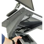 Ergotron Neo-Flex Βάση Δαπέδου Περιφερειακών με Ροδάκια Ασημί 24-206-214 24-206-214 - Image 4