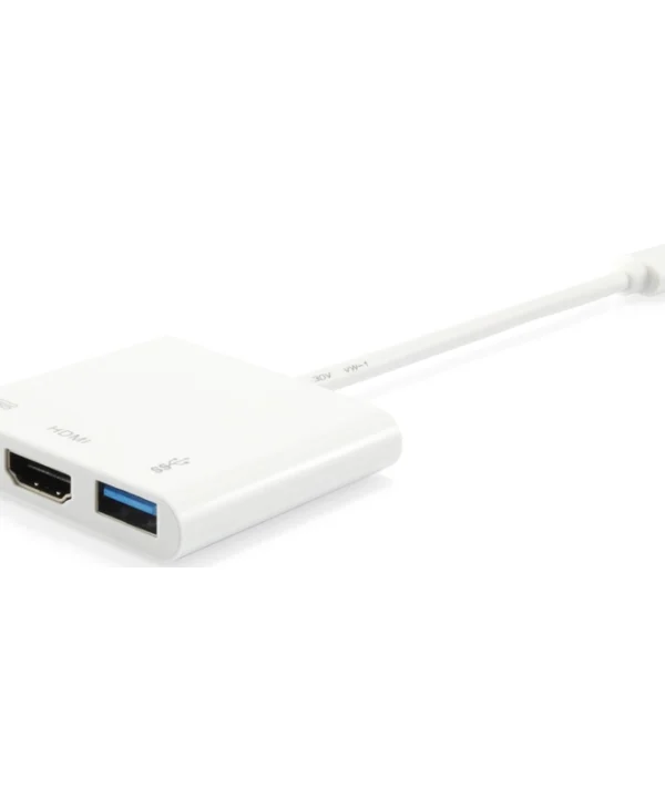 Equip USB-C / USB-A Docking Station με 4K PD Λευκό (133461) 133461