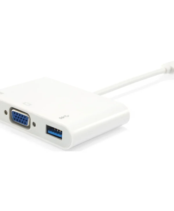 Equip USB-C Docking Station με Λευκό (133462) 133462