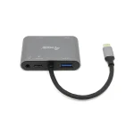 Equip USB-C Docking Station με HDMI 4K PD και συνδεση 2 Οθονών Ασημί (133483) 133483 - Image 2