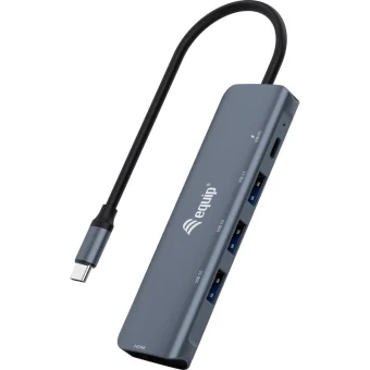 Equip USB-C Docking Station με HDMI PD Γκρι (133487) 133487