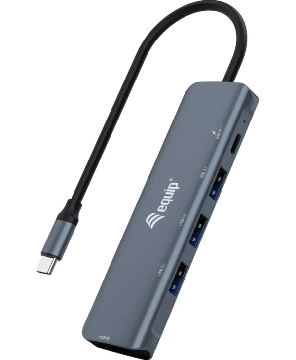 Equip USB-C Docking Station με HDMI PD Γκρι (133487) 133487
