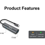 Equip 133486 USB-C Αντάπτορας Δικτύου για Ενσύρματη σύνδεση Gigabit Ethernet 133486 - Image 3