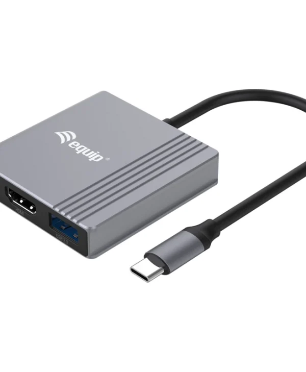 Equip USB-C Docking Station με HDMI 4K PD Γκρι (133488) 133488