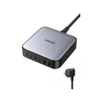 Ugreen Βάση Φόρτισης GaN με 2 Θύρες USB-A και 4 Θύρες USB-C 200W Power Delivery / Quick Charge 2.0 σε Μαύρο χρώμα (Nexode GaN CD271)