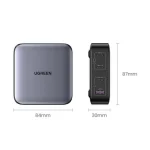 Ugreen Βάση Φόρτισης GaN με Θύρα USB-A και 3 Θύρες USB-C 100W Power Delivery / Quick Charge 4.0 σε Μαύρο χρώμα (Nexode CD328) - Image 6