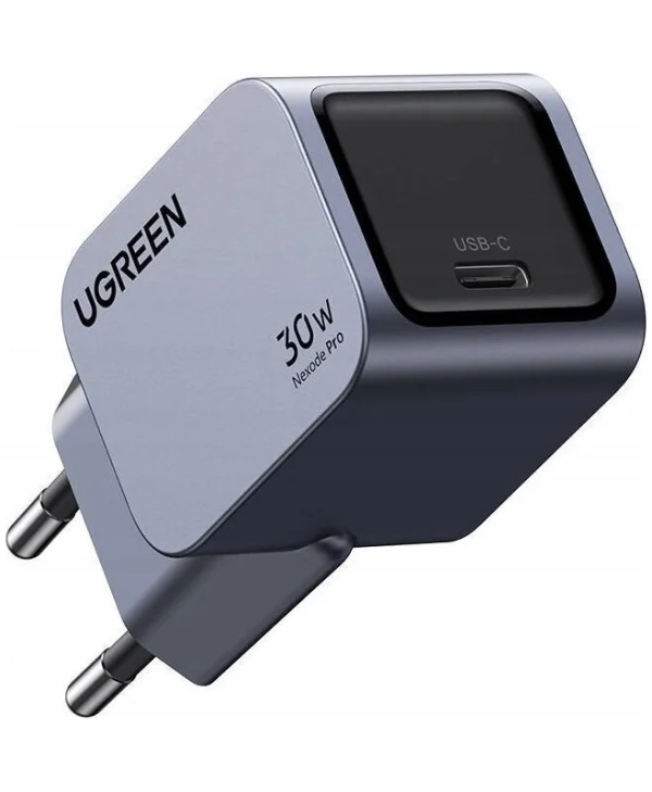 Ugreen Φορτιστής Χωρίς Καλώδιο GaN 30W Power Delivery / Quick Charge 3.0 Γκρι (Nexode Pro)