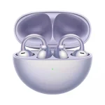 Huawei FreeClip Earbud Bluetooth Handsfree Ακουστικά με Αντοχή στον Ιδρώτα και Θήκη Φόρτισης Μωβ
