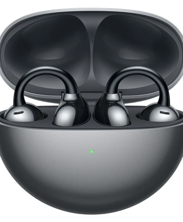 Huawei FreeClip Earbud Bluetooth Handsfree Ακουστικά με Αντοχή στον Ιδρώτα και Θήκη Φόρτισης Μαύρα