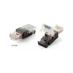 Equip Βύσμα RJ-45 male 2τμχ Μαύρο 121165 121165