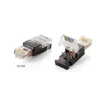 Equip Βύσμα RJ-45 male 2τμχ Μαύρο 121165 121165