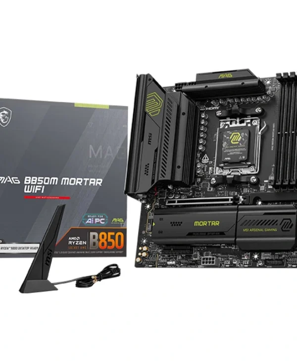 MSI MAG B850M Mortar Wifi Motherboard Micro ATX με AMD AM5 Socket 7E61-001R 7E61-001R