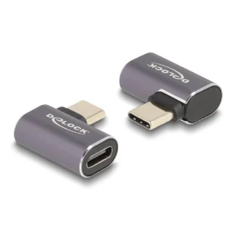DeLock Μετατροπέας USB-C male σε USB-C female Γκρι 1τμχ 60047 60047