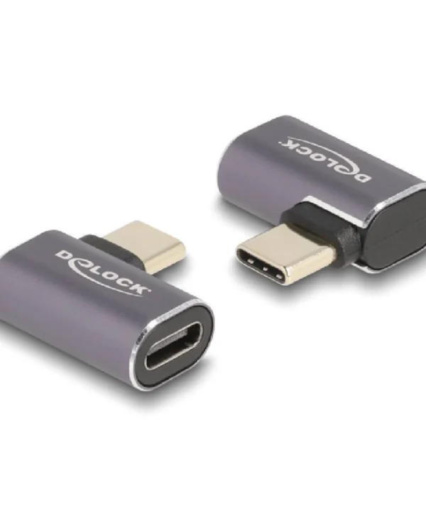 DeLock Μετατροπέας USB-C male σε USB-C female Γκρι 1τμχ 60047 60047