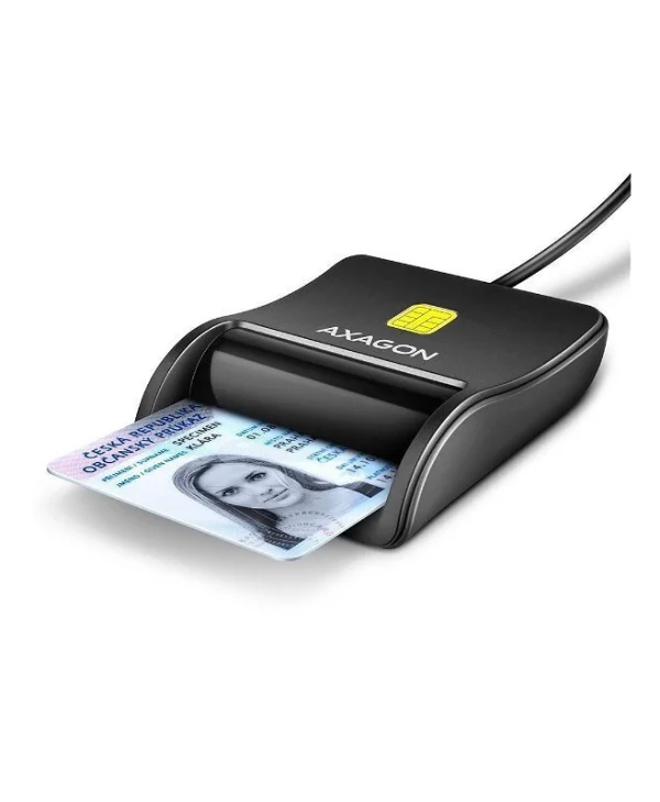 Axagon Axagon Cre-sm3n Usb Cable Flatreader Usb-a Id Card Reader 1.3 M Cable