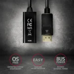 Axagon Μετατροπέας DisplayPort male σε HDMI female 1τμχ RVD-HI14N RVD-HI14N - Image 5