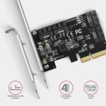 Axagon Κάρτα PCIe σε 4 θύρες SATA - Image 3