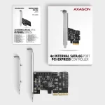 Axagon Κάρτα PCIe σε 4 θύρες SATA - Image 5