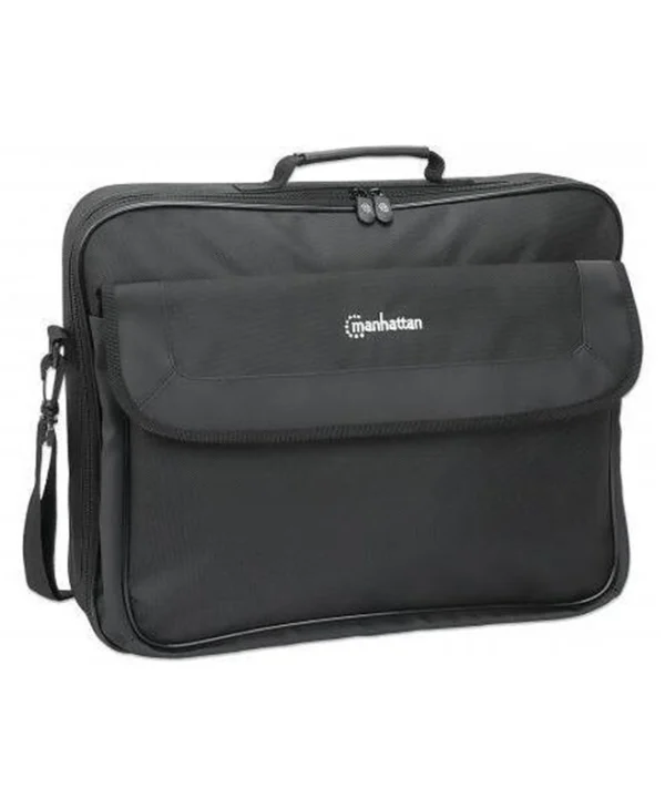 Manhattan Cambridge Messenger Τσάντα Laptop 17.3" σε Μαύρο χρώμα
