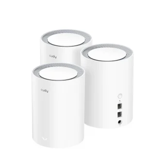 Cudy M1800 v1 WiFi Mesh Network Access Point Wi‑Fi 6 Dual Band (2.4 & 5GHz) σε Τριπλό Kit