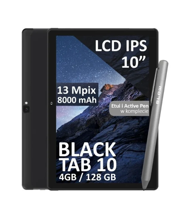 Blow BlackTAB10 4G 10.1" Tablet (4GB/128GB) Μαύρο