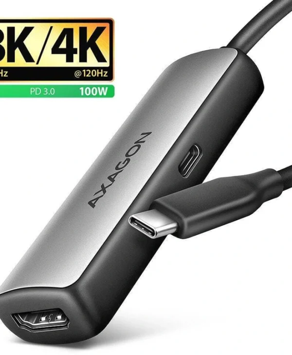 Axagon Μετατροπέας USB-C / HDMI / DisplayPort / Thunderbolt male σε HDMI female 1τμχ