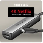 Axagon Μετατροπέας USB-C / HDMI / DisplayPort / Thunderbolt male σε HDMI female 1τμχ - Image 6