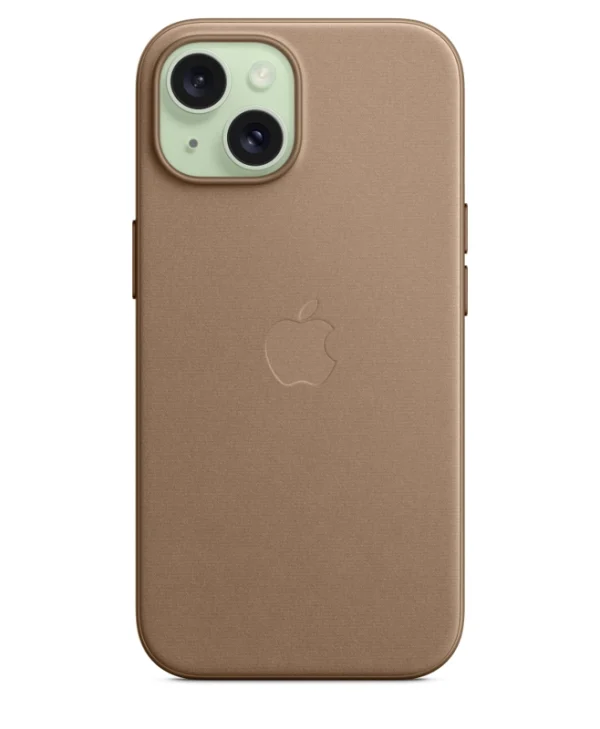 Apple Finewoven Back Cover Υφασμάτινο Καφέ (iPhone 15)