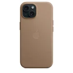 Apple Finewoven Back Cover Υφασμάτινο Καφέ (iPhone 15) - Image 3