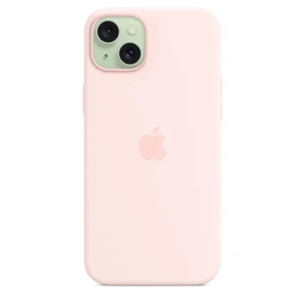 Apple Silicone Case with MagSafe Back Cover Σιλικόνης Ροζ (iPhone 15 Plus)