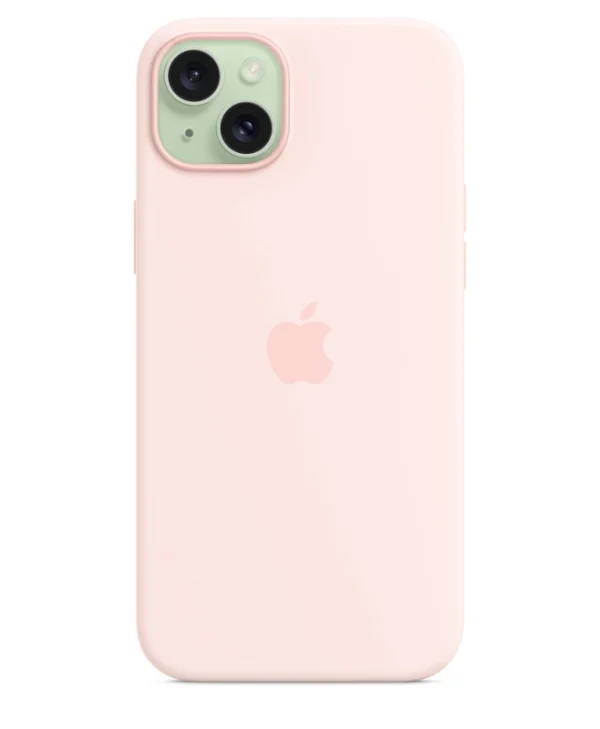 Apple Silicone Case with MagSafe Back Cover Σιλικόνης Ροζ (iPhone 15 Plus)