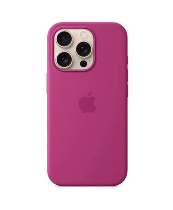 Apple Silicone Case with MagSafe Back Cover Σιλικόνης Φούξια (iPhone 16 Pro Max)