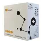 Solarix U/UTP Cat.5e Καλώδιο Δικτύου Ethernet 305m Μαύρο 1τμχ - Image 2