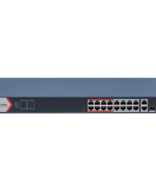 Hikvision DS-3E1318P-EI(B) Managed L2 PoE+ Switch με 16 Θύρες Ethernet DS-3E1318P-EI