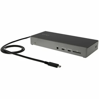 StarTech USB-C / USB-A Docking Station με 4K PD Ethernet Γκρι (DK31C2DHSPDUE) DK31C2DHSPDUE