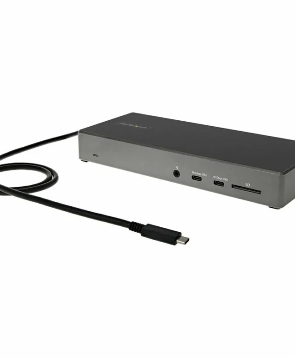 StarTech USB-C / USB-A Docking Station με 4K PD Ethernet Γκρι (DK31C2DHSPDUE) DK31C2DHSPDUE